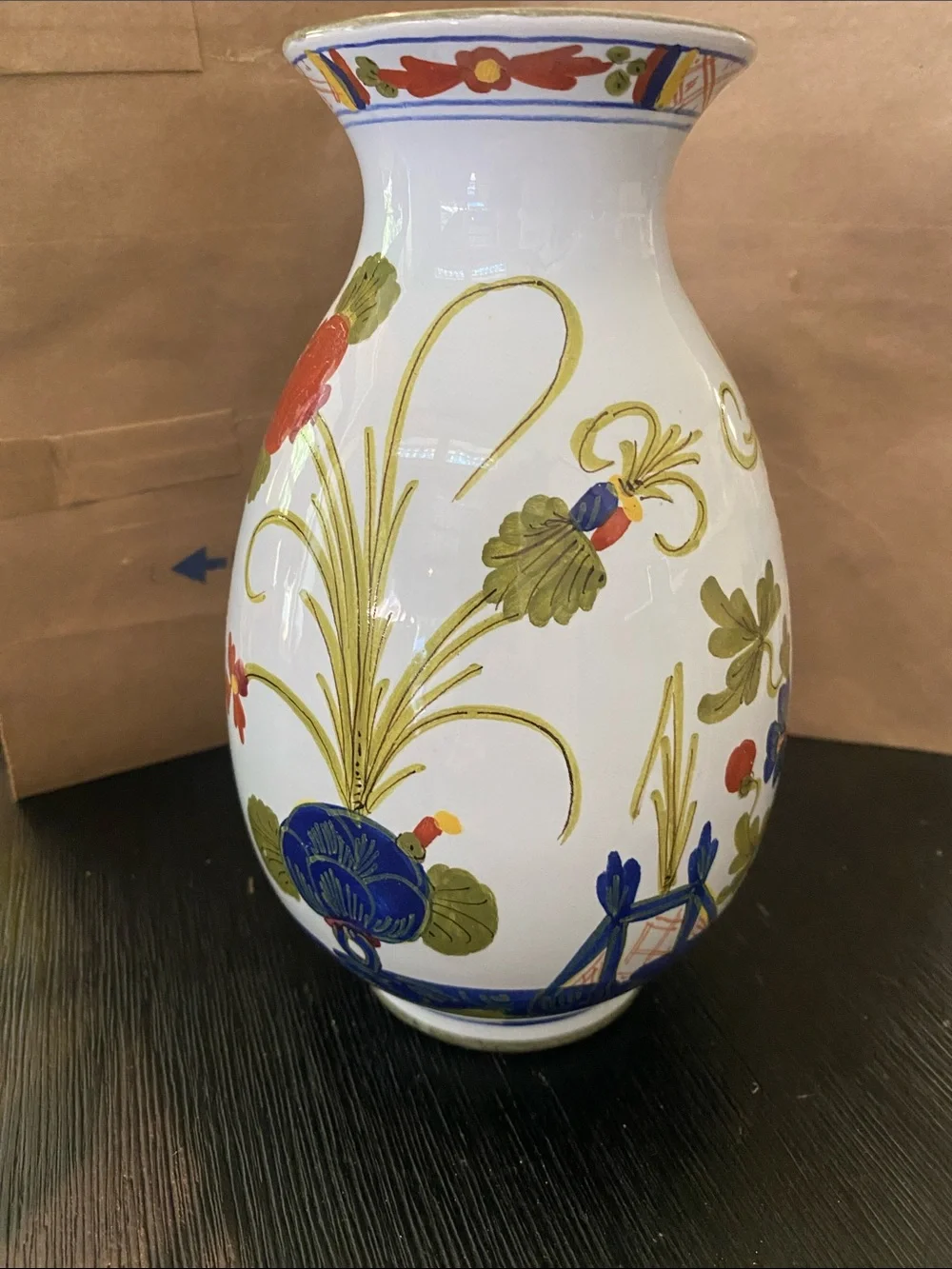 Vintage Italian Majolica Vase